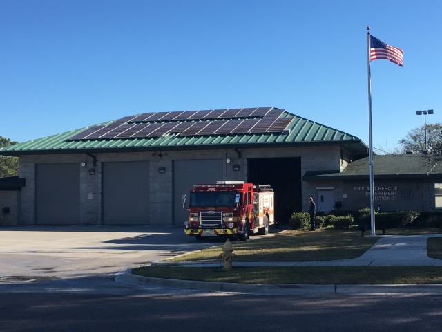 Jacksonville and Solar Panels cleaned by solar services